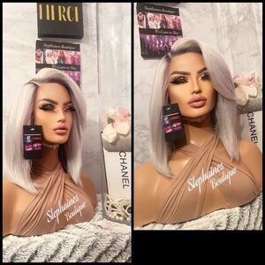 Human Hair Blended Lace Front Wig